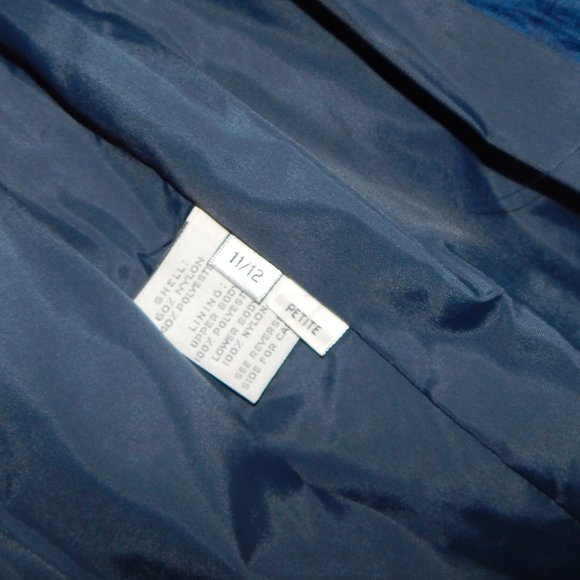 Ladies Forecaster of Boston Trench - Rain Coat - Jacket ~11/12 Petite~ Navy Blue - Picture 9 of 11